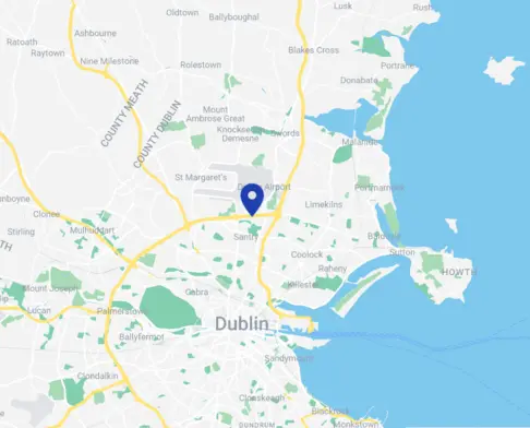 Map of Dublin